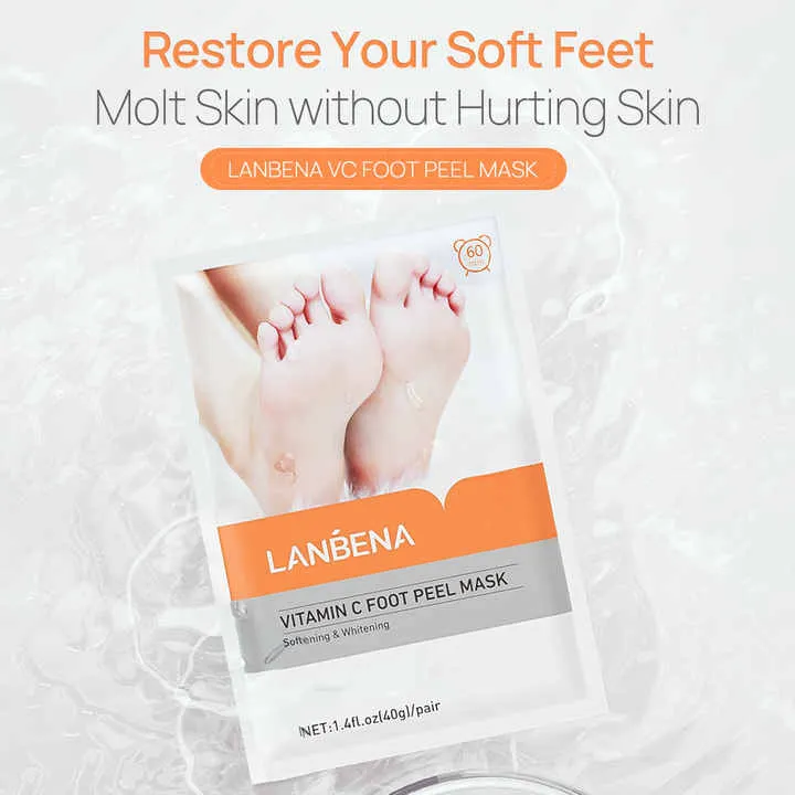 قناع تقشير القدمين بفيتامين سي - LANBENA،NBENA New Arrival Vitamin C