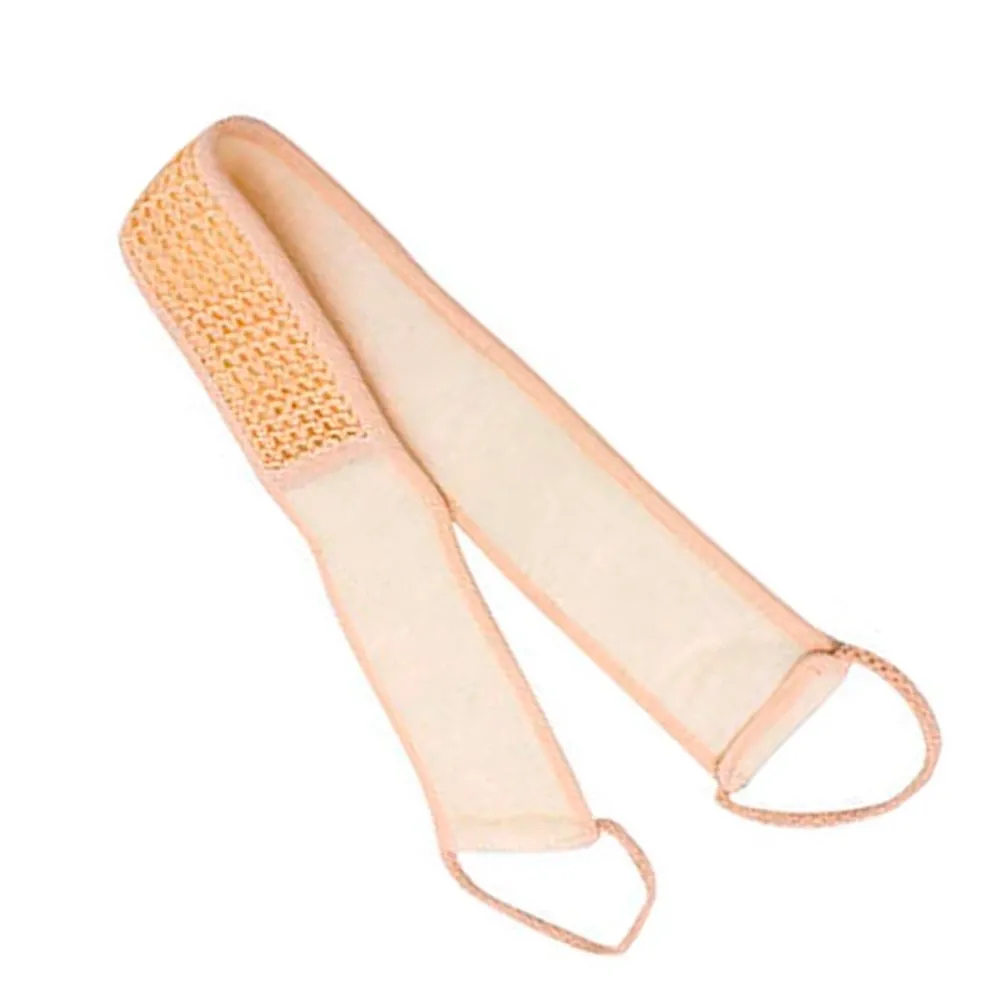 1 Bath Scrubber Loofah Shower Sponge Exfoliating Body Scrubber Brush Spa Beige!!