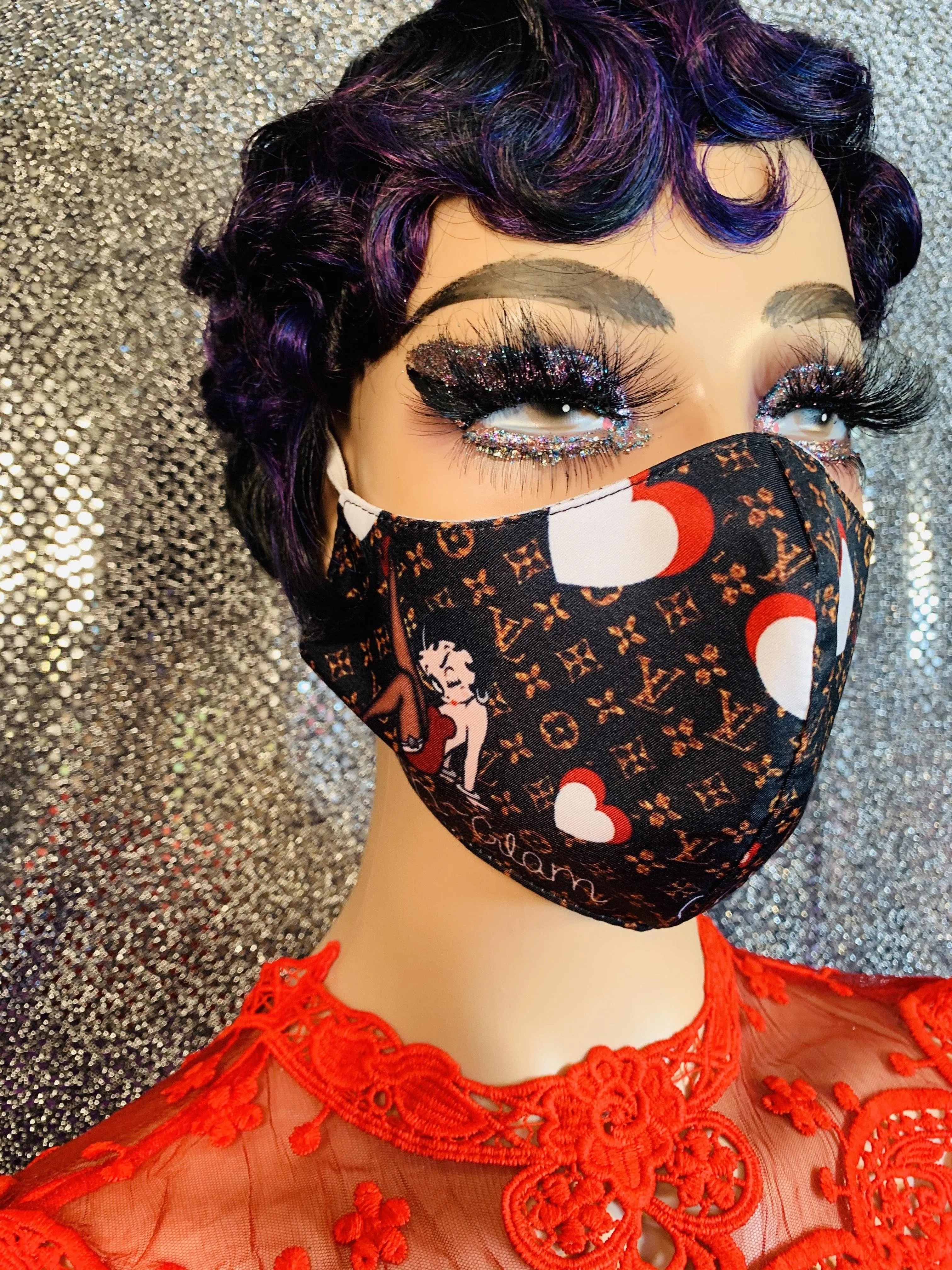 Betty Boop Face Mask
