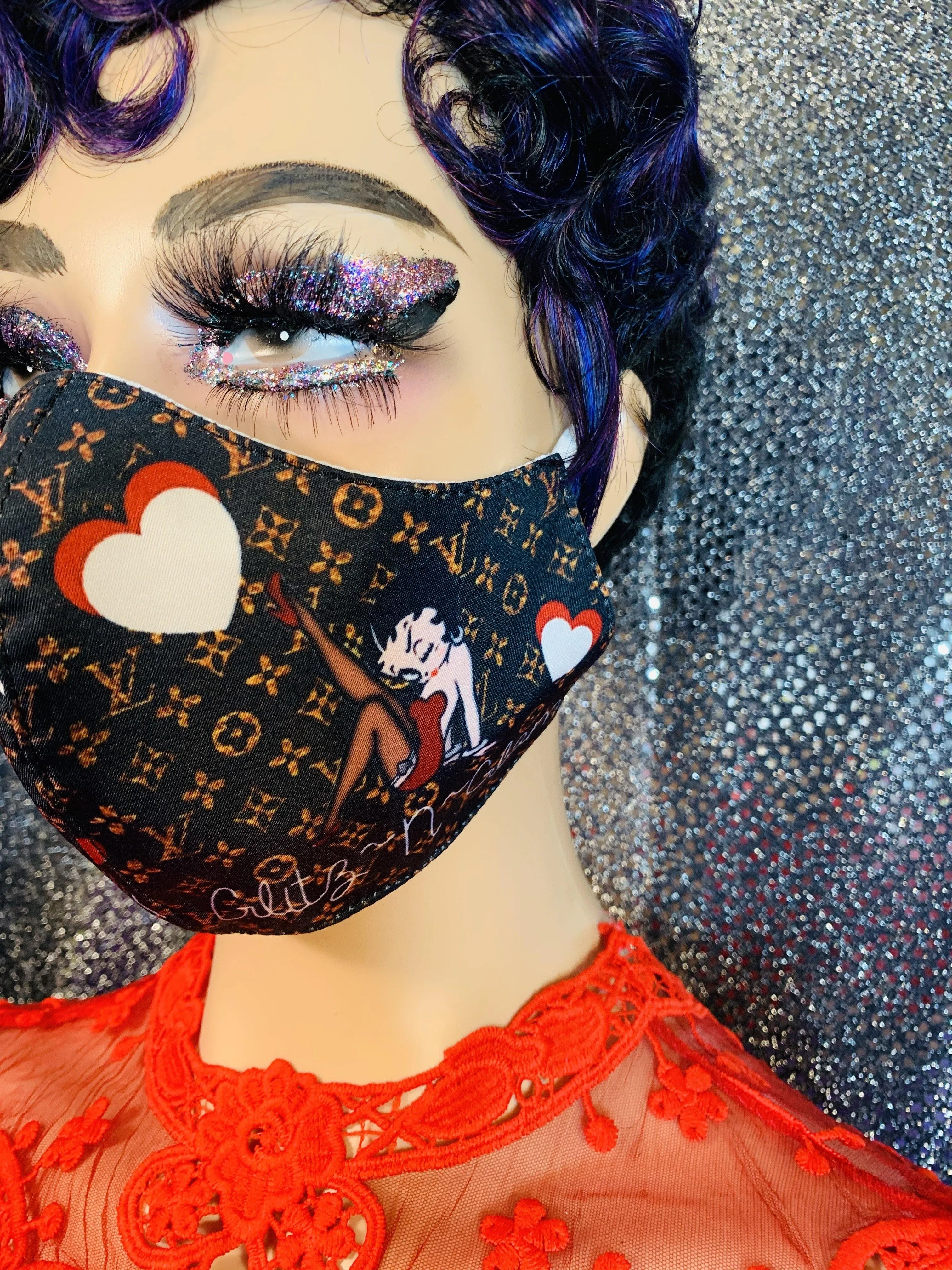 Betty Boop Face Mask