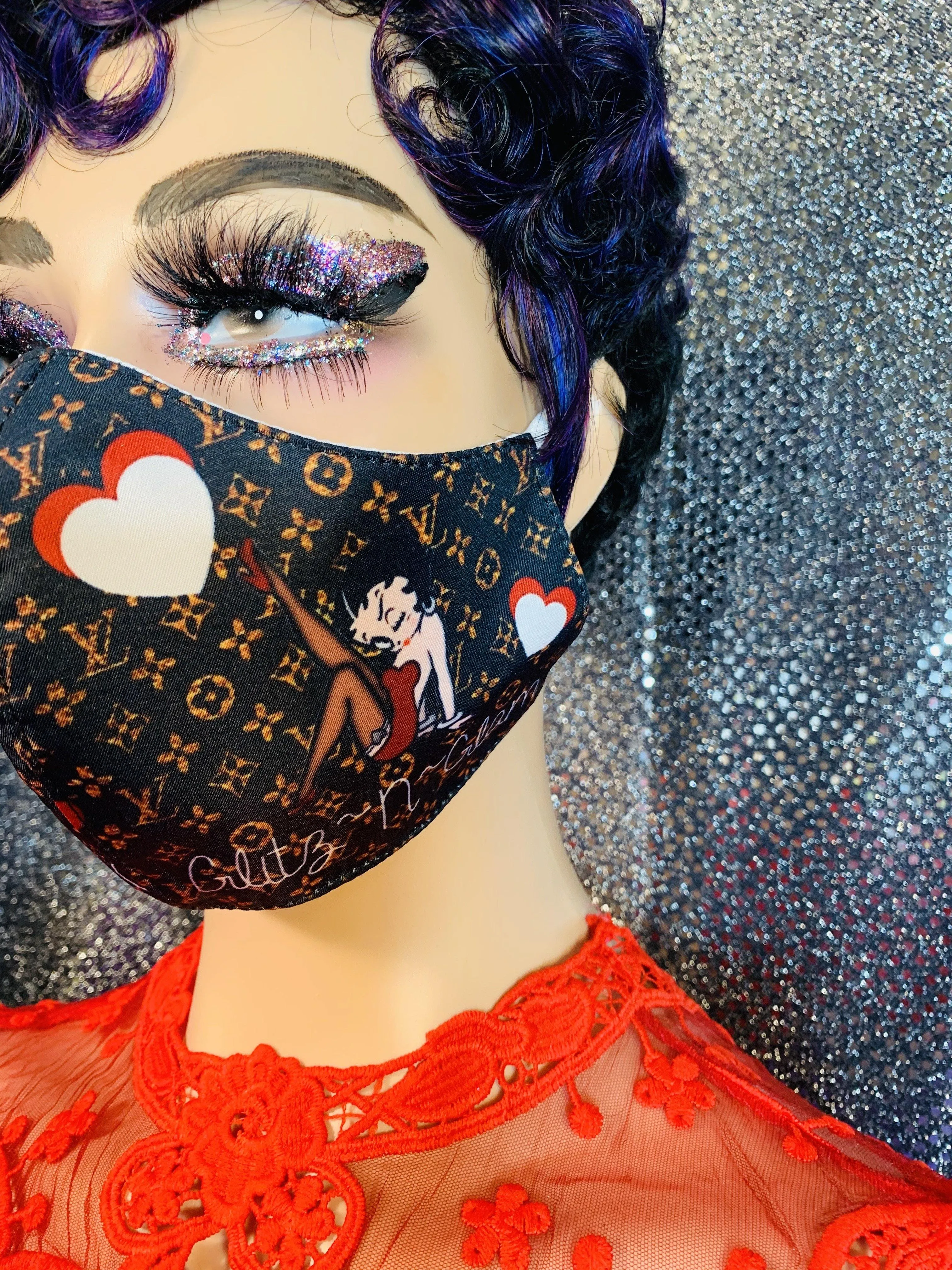 Betty Boop Face Mask