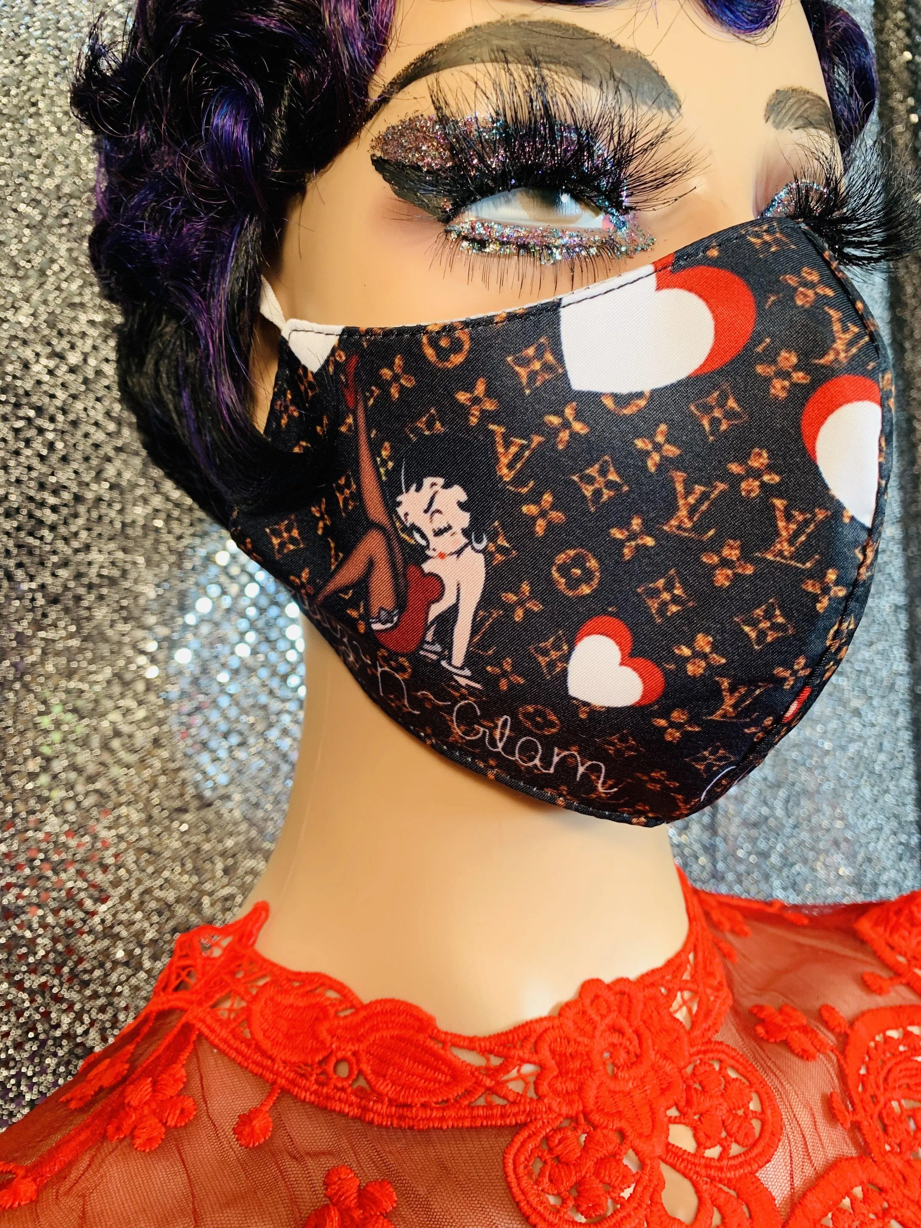 Betty Boop Face Mask