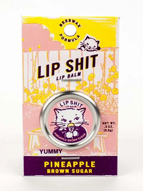 BlueQ Lip Shit Balm "Pineapple Brown Sugar"