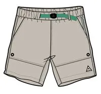 Core All Purpose Short - Pebble Grey