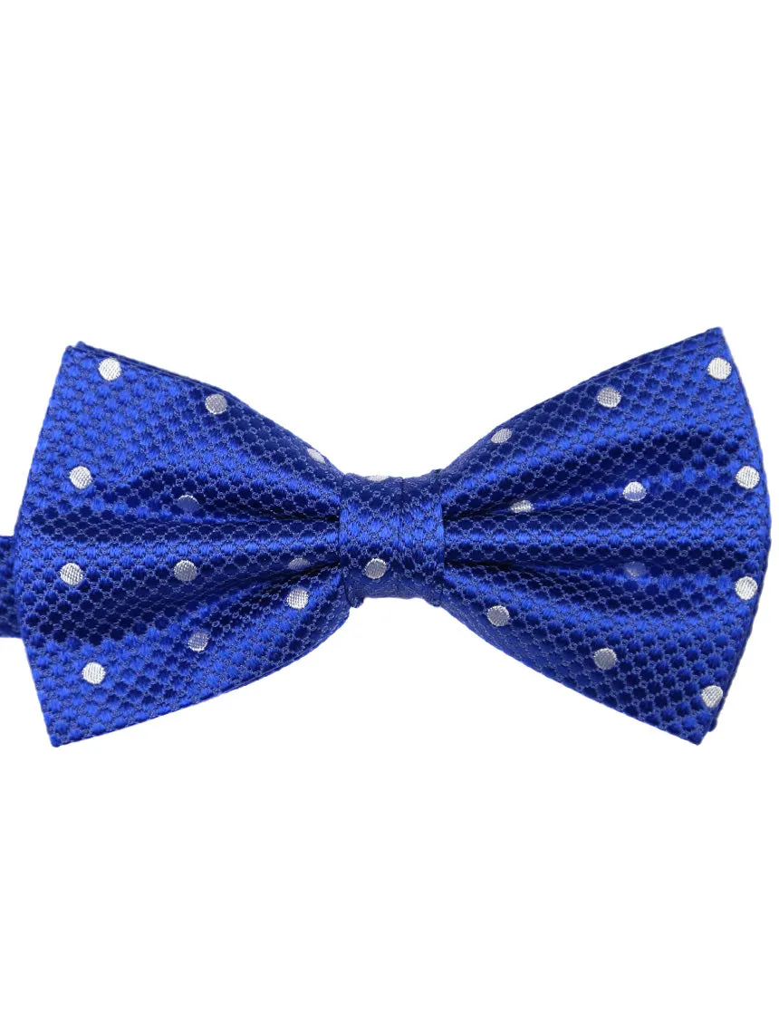DCLIC Classic Spot Bow Tie - Royal/White