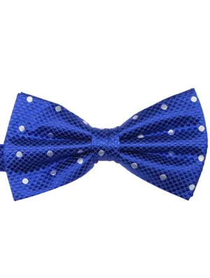 DCLIC Classic Spot Bow Tie - Royal/White