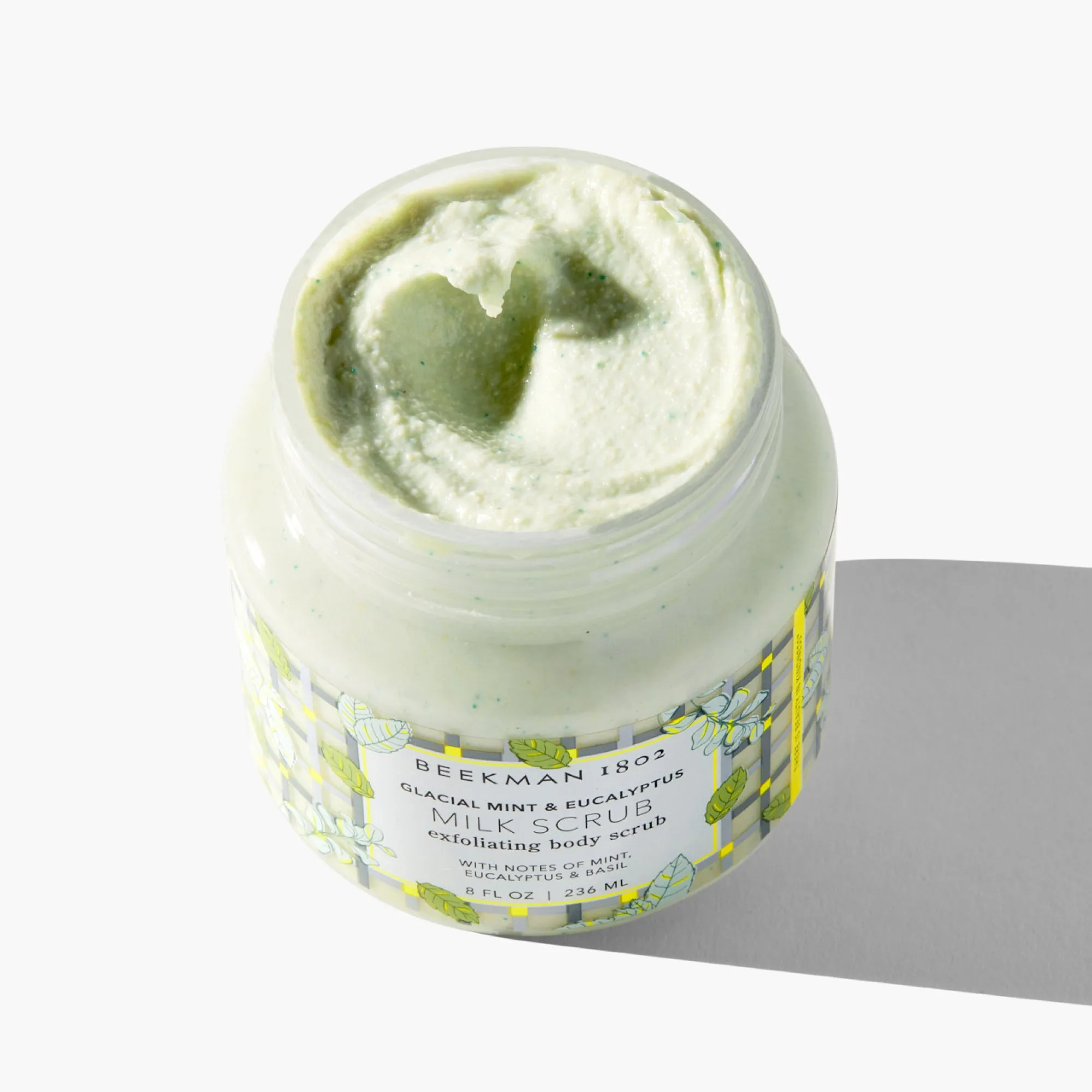 Glacial Mint & Eucalyptus Milk Scrub Oat & Goat Milk Exfoliating Body Polish