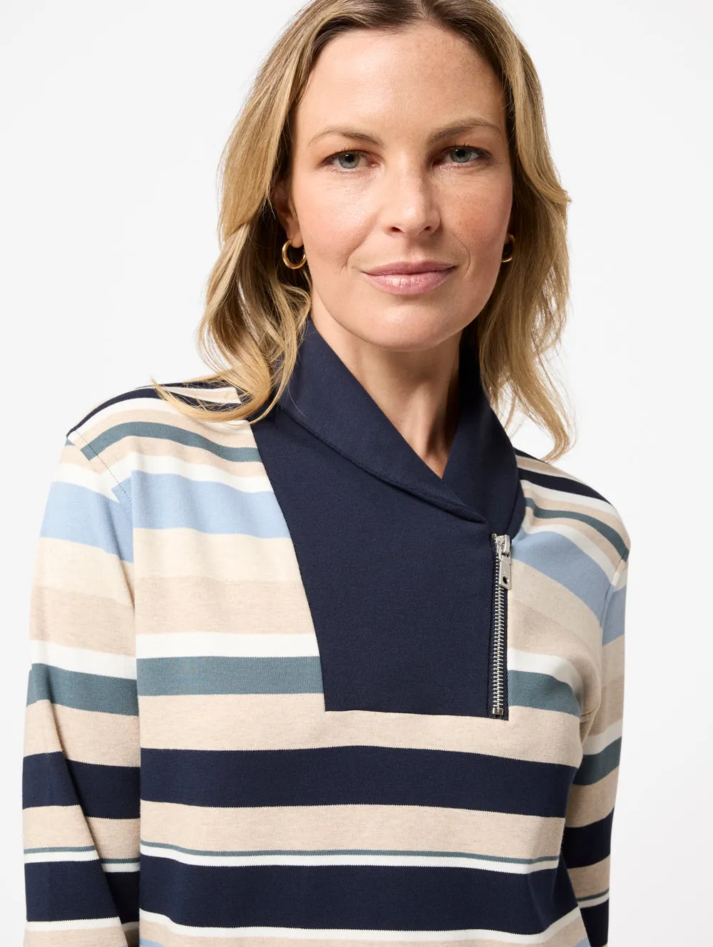 Keely Half Zip Top
