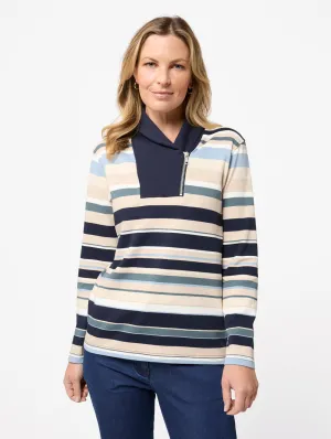 Keely Half Zip Top