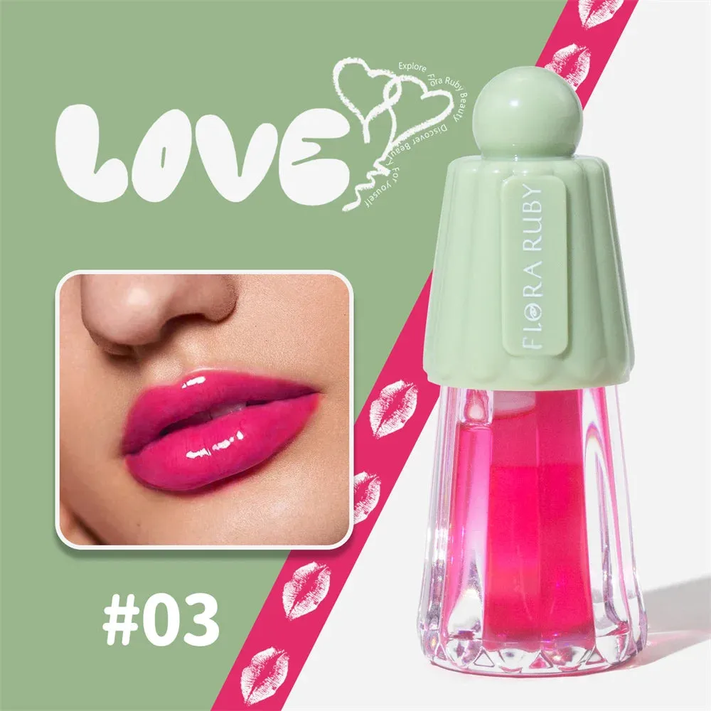 Lip Oil,No-Sticky Gloss Lip Balm Lip Care,transparent Lip Oil For Dry Lip's Moisturizing Hydrating Nourishing Long Lasting