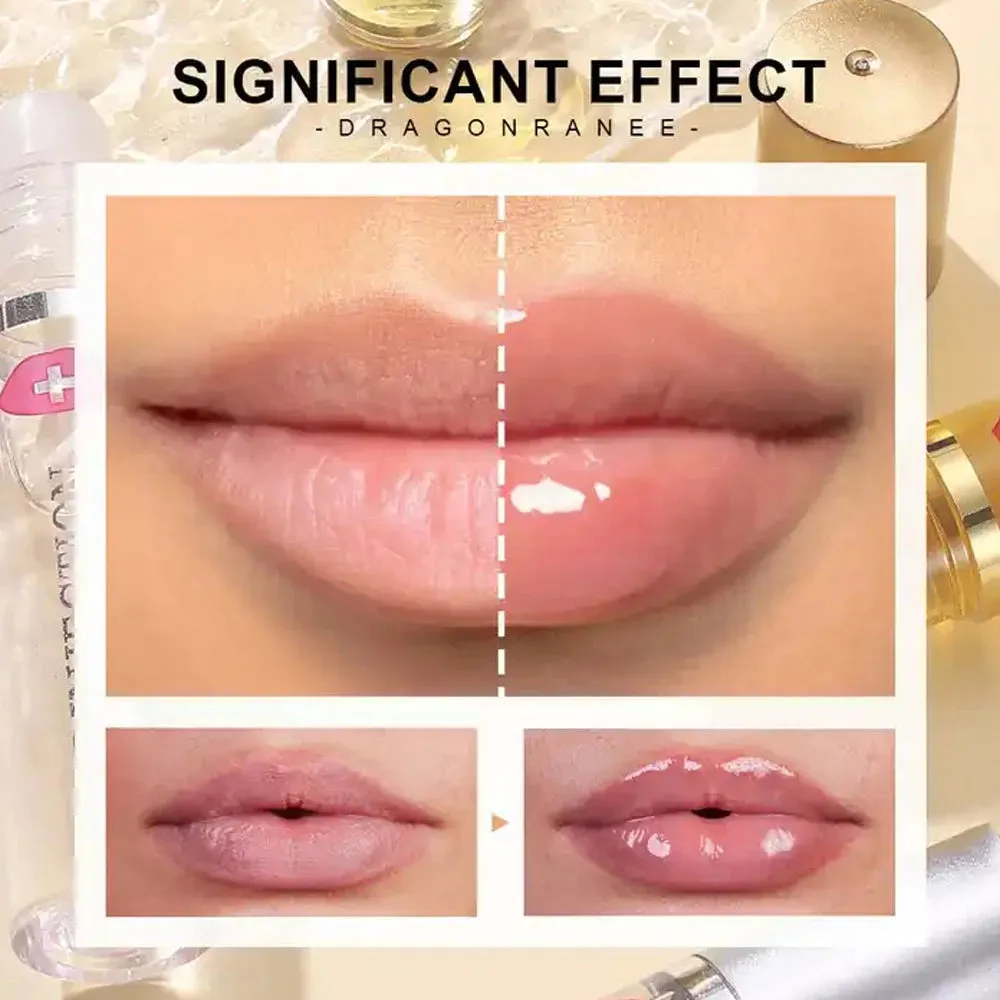 Lip Oil,No-Sticky Gloss Lip Balm Lip Care,transparent Lip Oil For Dry Lip's Moisturizing Hydrating Nourishing Long Lasting