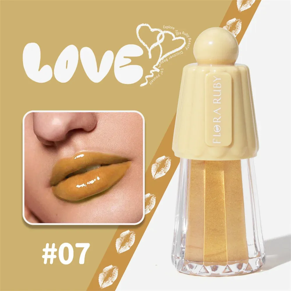 Lip Oil,No-Sticky Gloss Lip Balm Lip Care,transparent Lip Oil For Dry Lip's Moisturizing Hydrating Nourishing Long Lasting