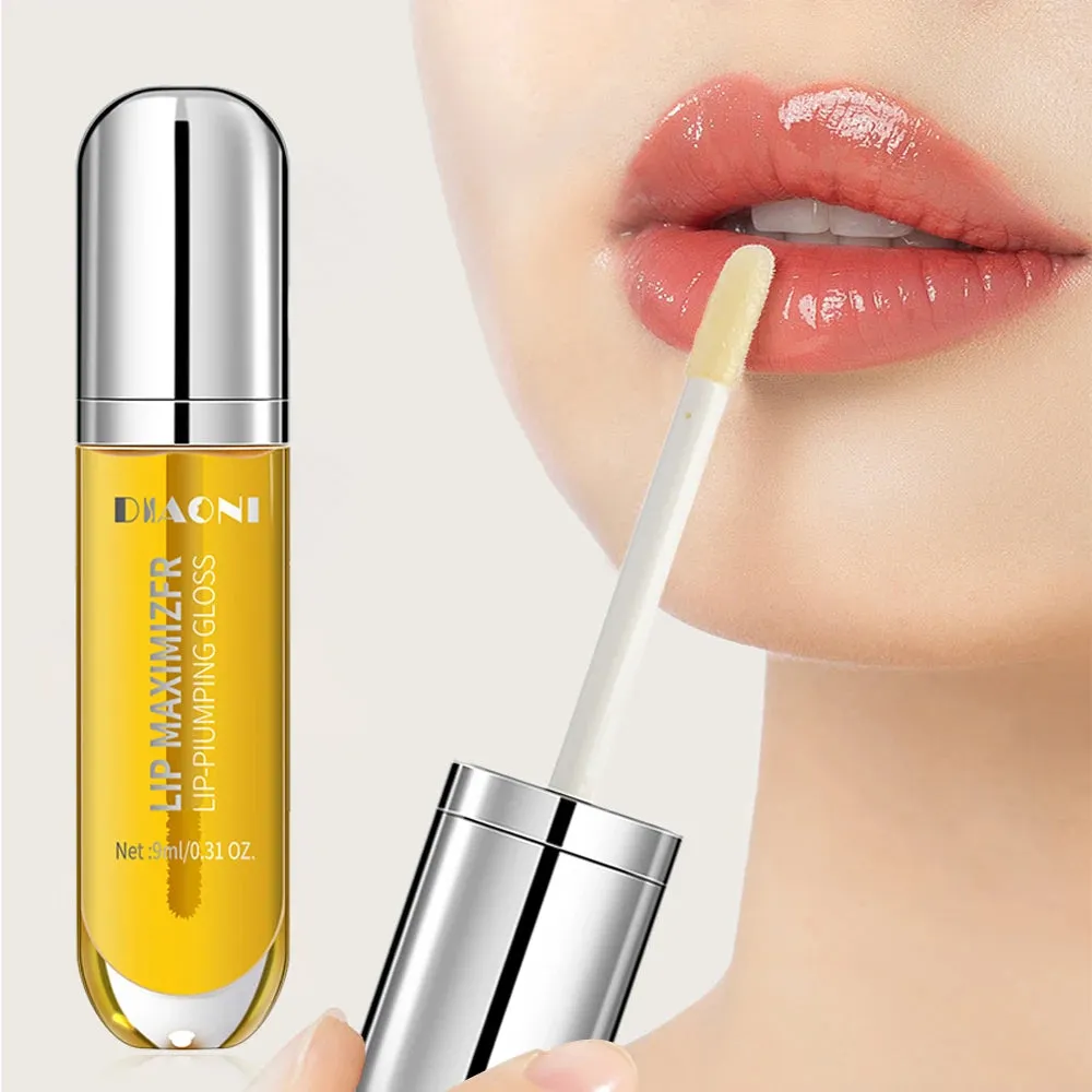 Lip Oil,No-Sticky Gloss Lip Balm Lip Care,transparent Lip Oil For Dry Lip's Moisturizing Hydrating Nourishing Long Lasting