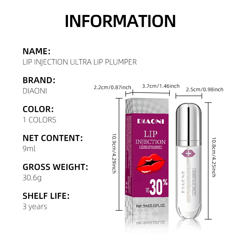 Lip Oil,No-Sticky Gloss Lip Balm Lip Care,transparent Lip Oil For Dry Lip's Moisturizing Hydrating Nourishing Long Lasting