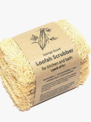 Loofah Scrubber - Pack of 6