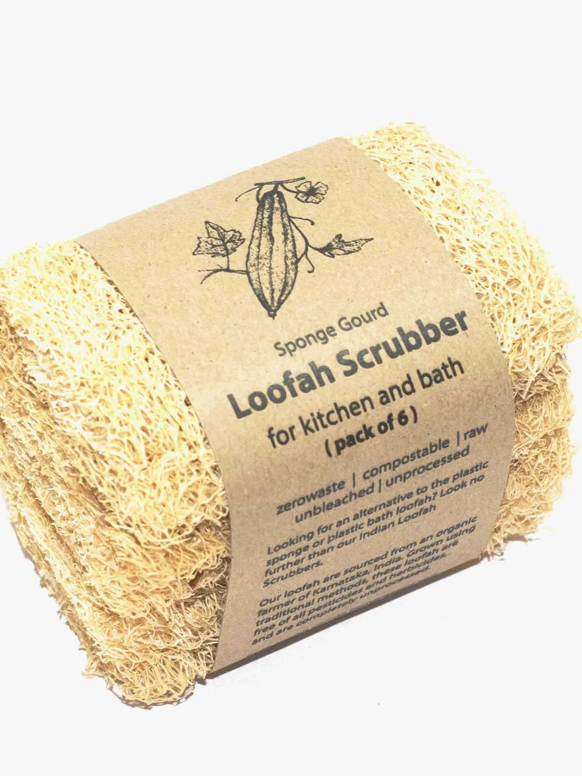 Loofah Scrubber - Pack of 6