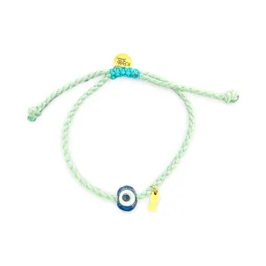 Mini greek eye bracelet mint