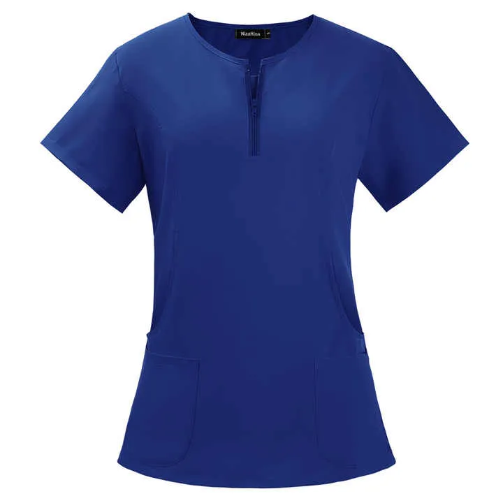 OEM Custom logo Work Clothes Beauty Salon Nurse.  ملابس عمل بشعار مخصص OEM، زي ممرضة صالون تجميل، زي