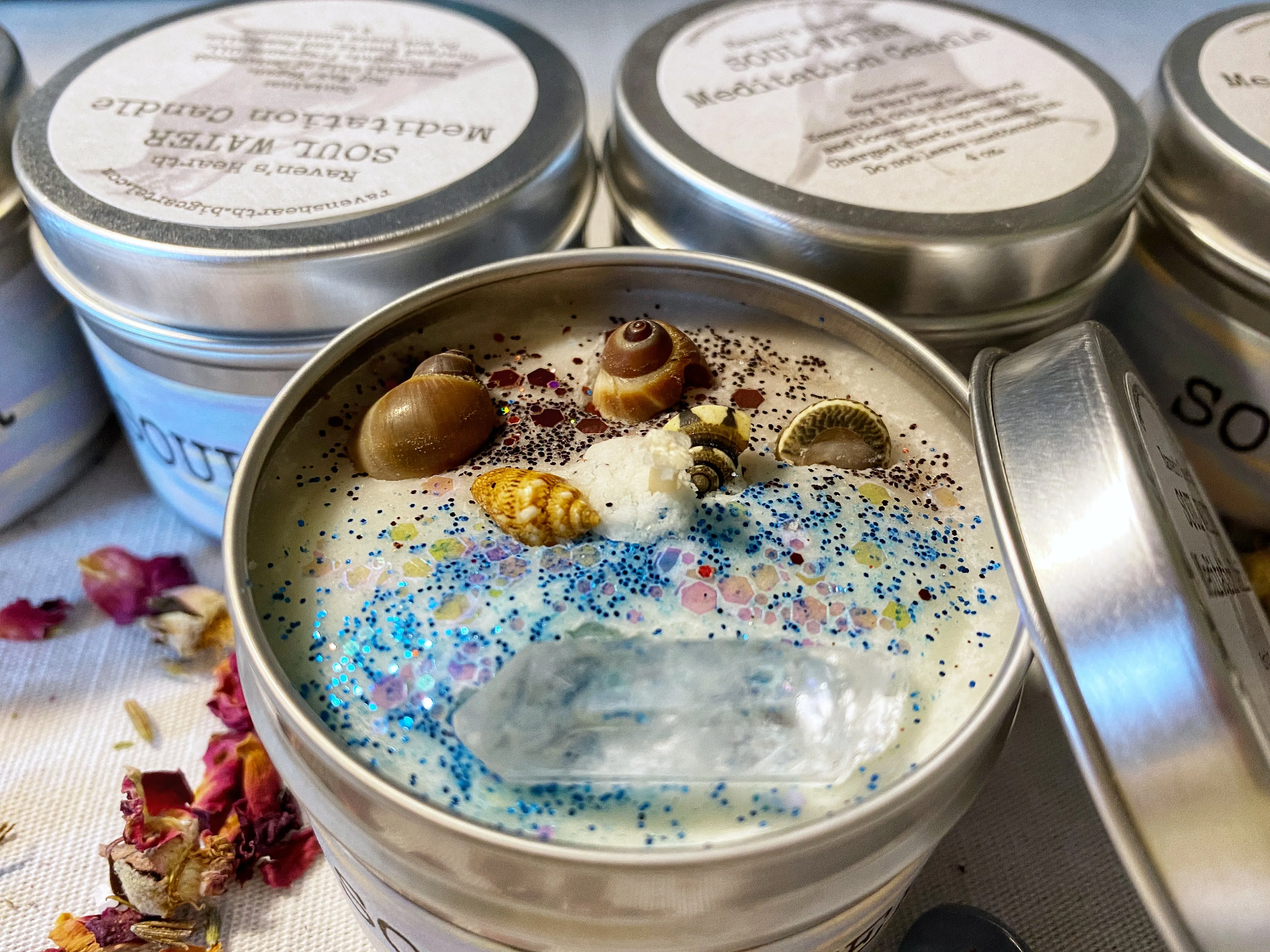 Soul Water - meditation candle