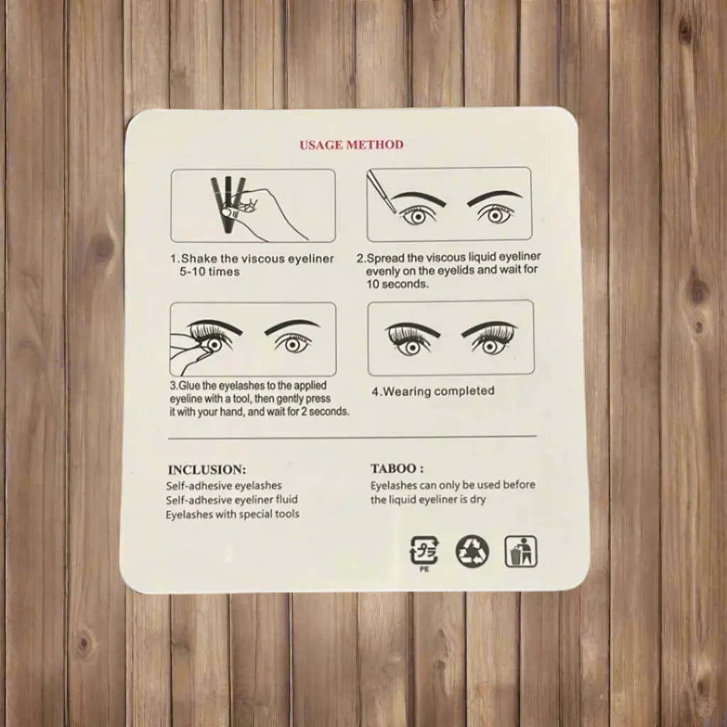 Sticky Eyeliner/Eyelash Set