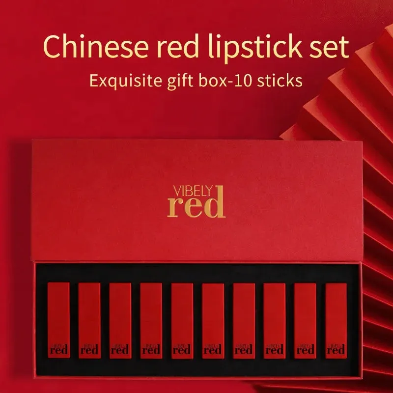 Waterproof Smooth Fog Matte Velvet Lipstick Set